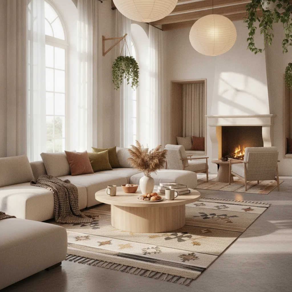 Warm, upscale hospitality aesthetic